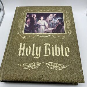 Holy Bible KJV Large Heirloom Family Red Letter Master Reference Edition (1971)